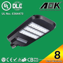 8 ans de garantie UL cUL Dlc TUV SAA CB Approuvé 30W - 300W Street Light, IP66 LED Street Light